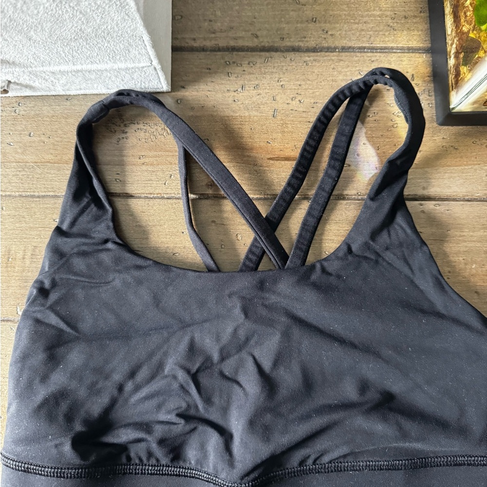 lululemon athletica Black Strappy Sports Bra